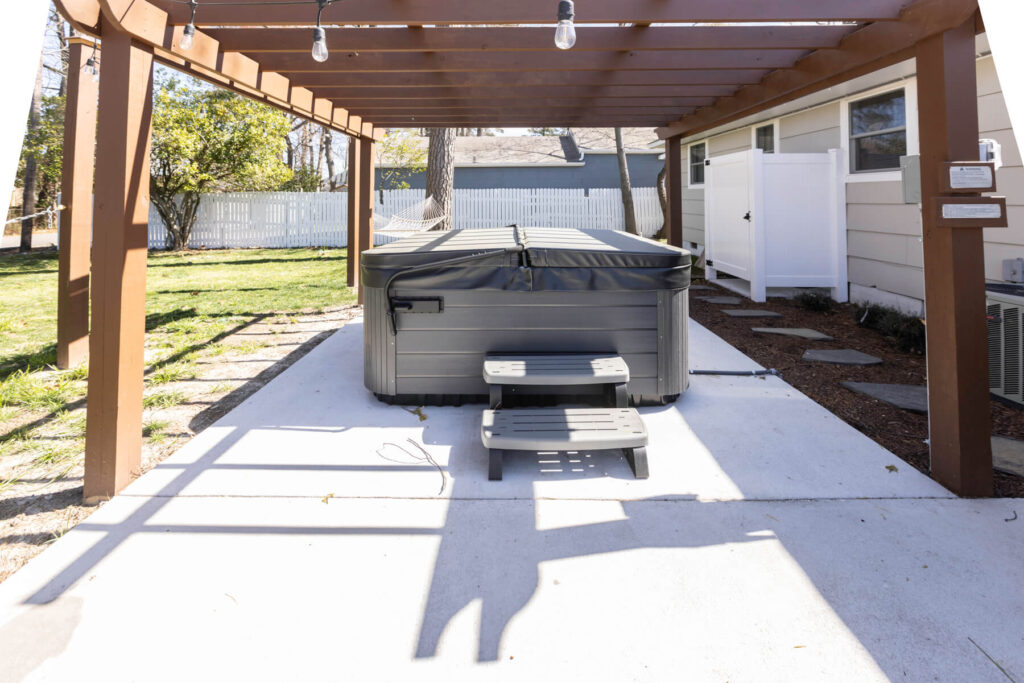 One of the Virginia Beach vacation rentals with a hot tub
